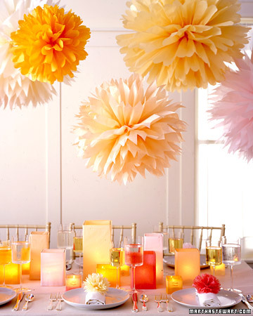 DIY Wedding Setting the Table