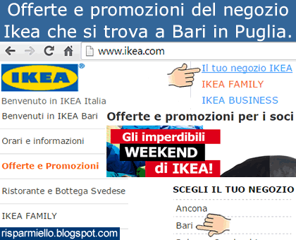 offerte ikea bari