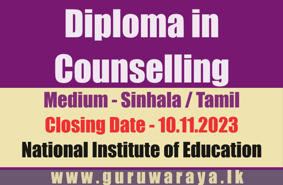 Diploma in Counselling - 2023/24