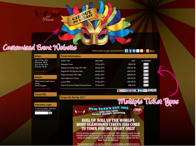 Example of Event Page 