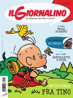 Il Giornalino. La settimana dei lettori curiosi 2016-46 - 20 Novembre 2016 | ISSN 1123-0541 | TRUE PDF | Settimanale | Fumetti | Attualità | Società | Ragazzi
Il Giornaliino è una storica rivista italiana di ispirazione cattolica pubblicata a periodicità settimanale, che contiene fumetti e rubriche di vario genere.
Il Giornaliino è una rivista adatta ai bambini di età compresa tra i 6 e i 20 anni anche se sono molti gli adulti che, leggendo la rivista da ragazzi continuano a leggerla rendendone testimonianza nelle lettere inviate alla rivista.