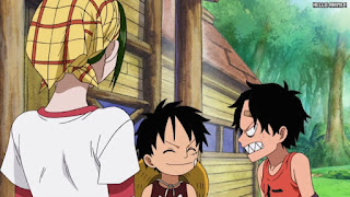 ワンピースアニメ 505話 エース ルフィ ACE LUFFY | ONE PIECE Episode 505