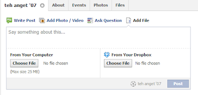 Add file to Facebook Group