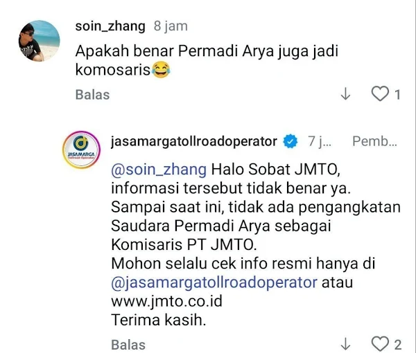 Setelah MAJALAH TEMPO mengungkap soal judi Kamboja yang menyeret nama petinggi Gerindra  Jasa Marga bantah Abu Janda jadi komisaris, diduga disebarkan Buzzer sebagai pengalihan isu liputan TEMPO Pejabat yang tersangkut Judi