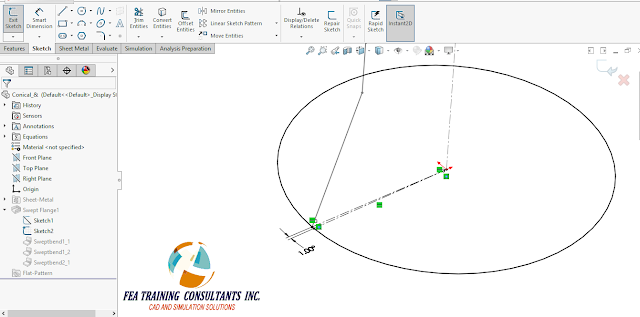 flange sheetmetal solidworks