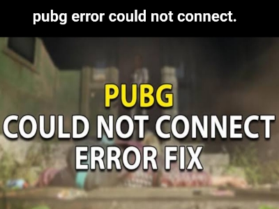 pubg error could not connect