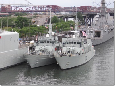 IMG_6260 Canadian Kingston-class Coastal Defense Vessels HMCS Nanaimo (MM 702) & HMCS Whitehorse (MM 705) in Portland, Oregon on June 7, 2009