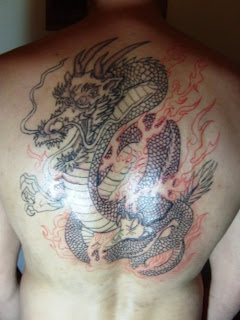 tribal dragons tattoo gallery, dragon tattoos designs