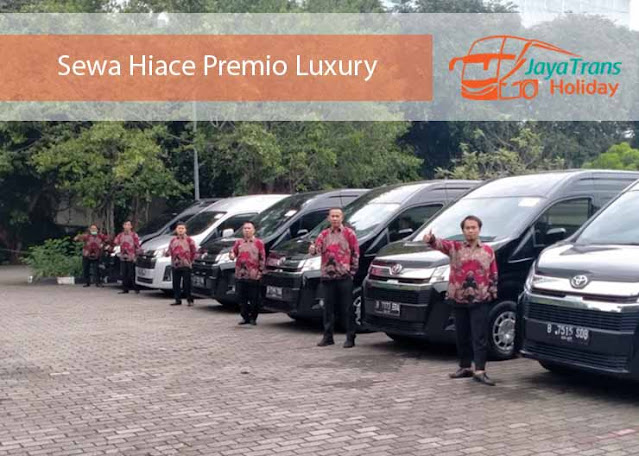 Tempat Sewa Toyota Hiace Premio Luxury di Jakarta