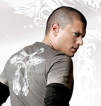 Wentworth Miller buzz hairstyle for male. 