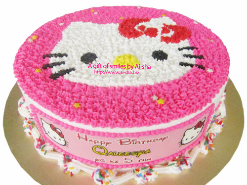 Birthday Cake Hello Kitty Buttercream Ai-sha Puchong Jaya