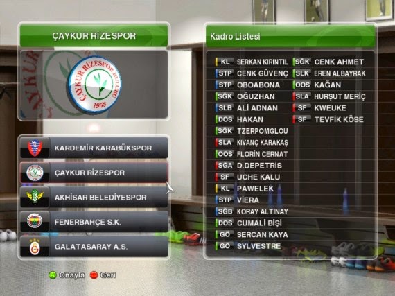 Pes 2014 Spor Toto Süper Lig Yaması İndir
