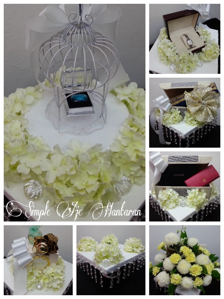 Simple Aje Hantaran: Hantaran Krim dan Putih (Shaha & Linda)