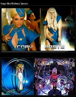 info 5 stars - lady gaga copy britney spears