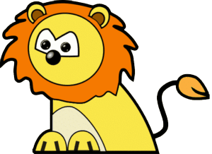 cartoon lion