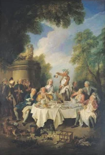 La cena de jamón de Nicolas Lancret