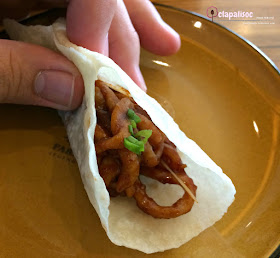 Stir Fried Shredded Pork in Black Bean Sauce served with Chinese Crepes from Paradise Dynasty PH