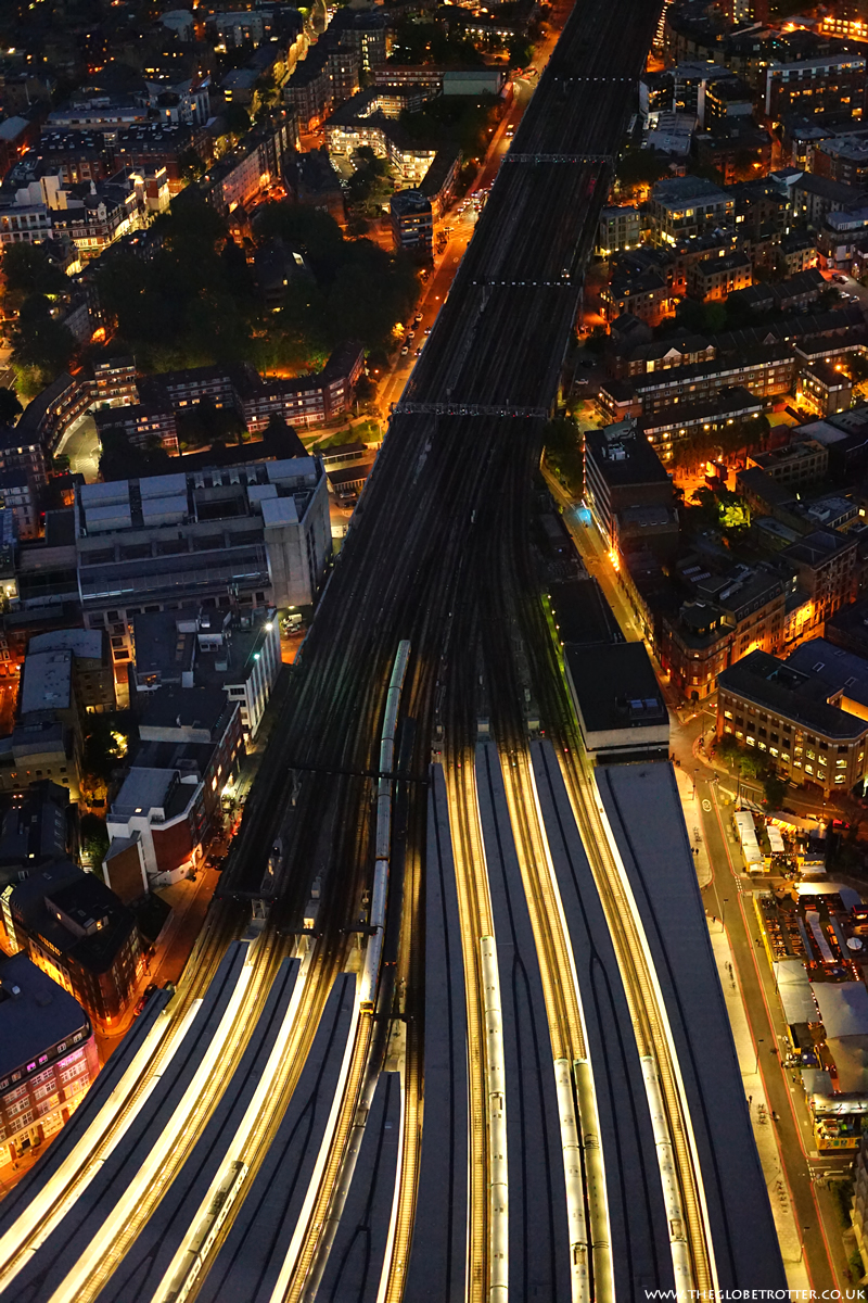 London Bridge Station as seen from the Shard