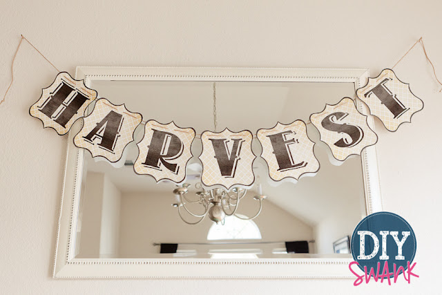 Harvest letters printable 