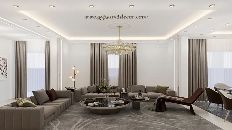 Gypsum-board-salon-décor