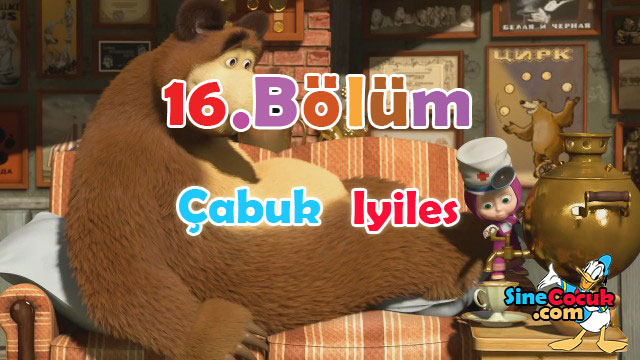 Maşa ile Koca Ayı: 16.Bölüm - Çabuk İyileş Türkçe Dublaj İzle