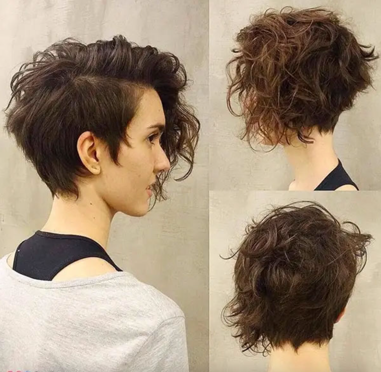 best short messy hairstyle