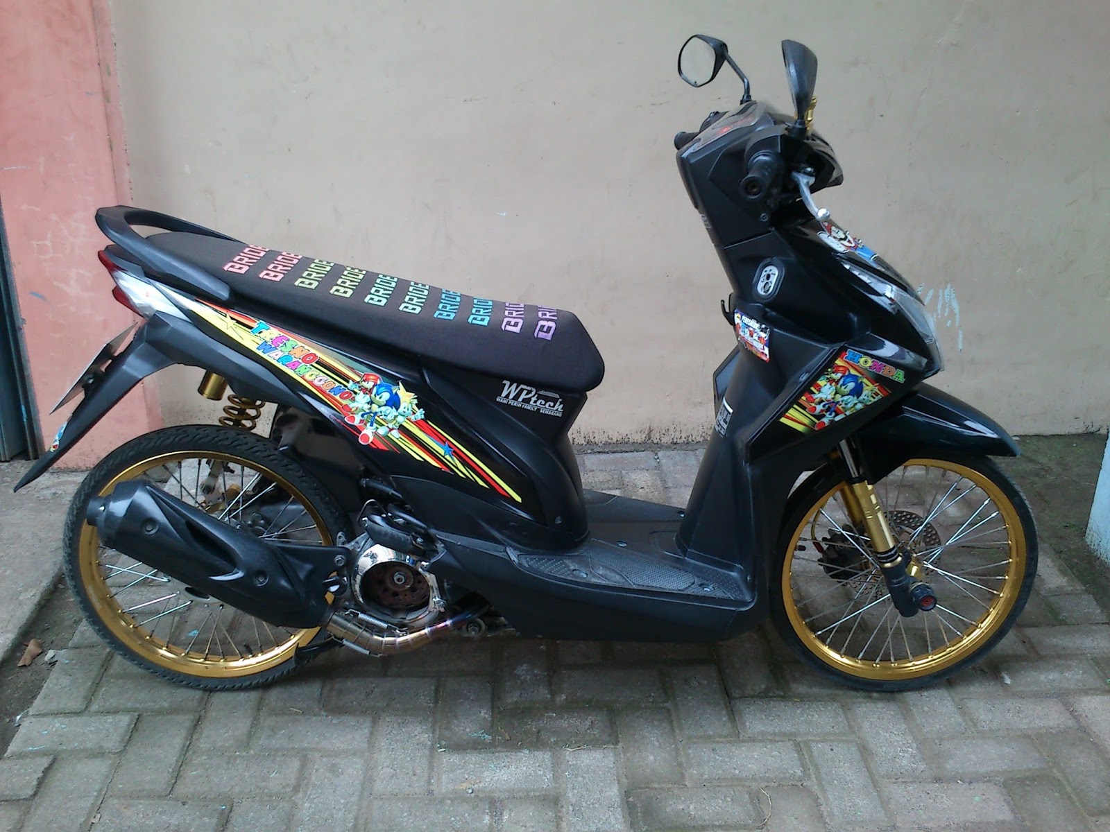 Modifikasi Motor Matic Beat Honda Fi Beat Fi Thailook