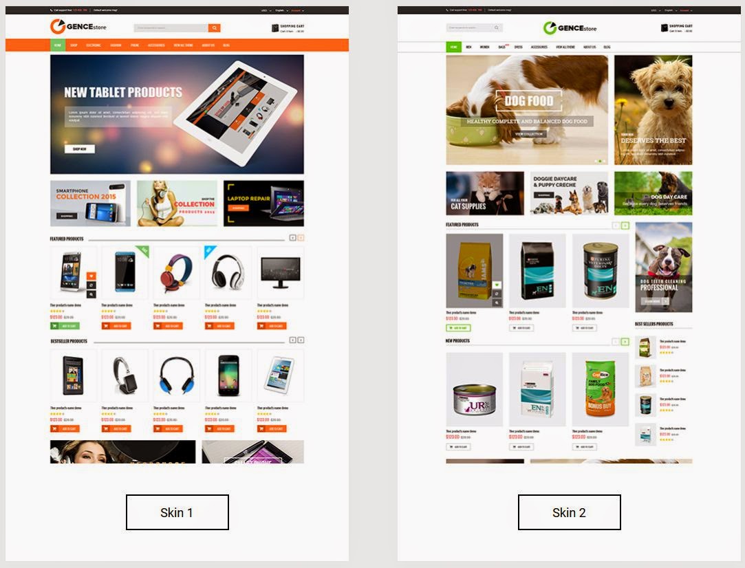 New Responsive Magento Theme 2015