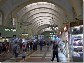 Moscou gare de Kazan hall