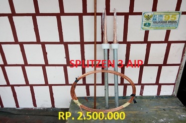 PAKET PENANGKAL PETIR SPLITZEN 3 AIP