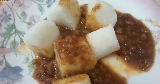 Resepi Masakan Kegemaran: Nasi Impit Kuah Kacang