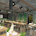 Restaurant Interior Design | Fresh Vegetarian Cafe | Sundukovy Sisters Studio