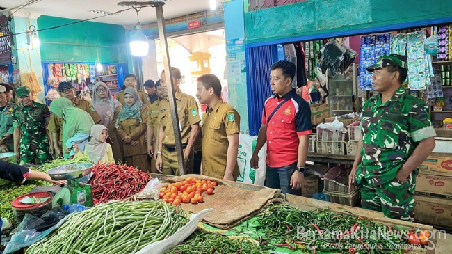 Jelang Ramadhan, Polres Bengkalis bersama Disperindag Bengkalis Cek Ketersediaan Bapokting