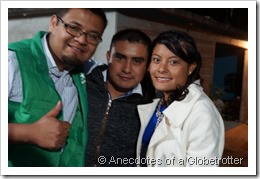 Rickardo with young couple (Yolanda and Peter)