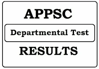 APPSC Departmental Test Results May 2023 Session