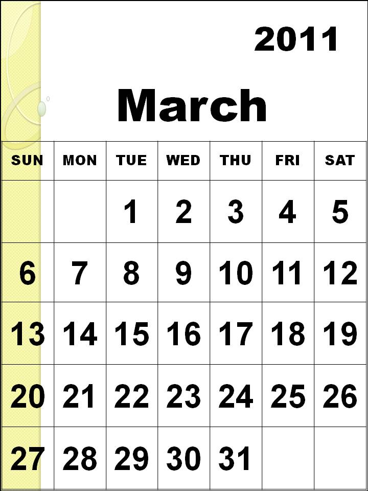 calendar 2011 march printable. calendar 2011 march printable.