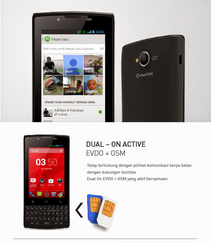 Harga Smartfren Andromax G2 Qwerty