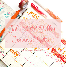 July 2018 Bullet Journal Setup