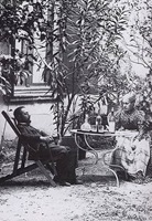 reposo en malromé con su madre verano 1900