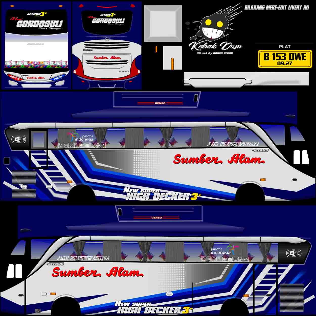 livery bus sumber alam shd