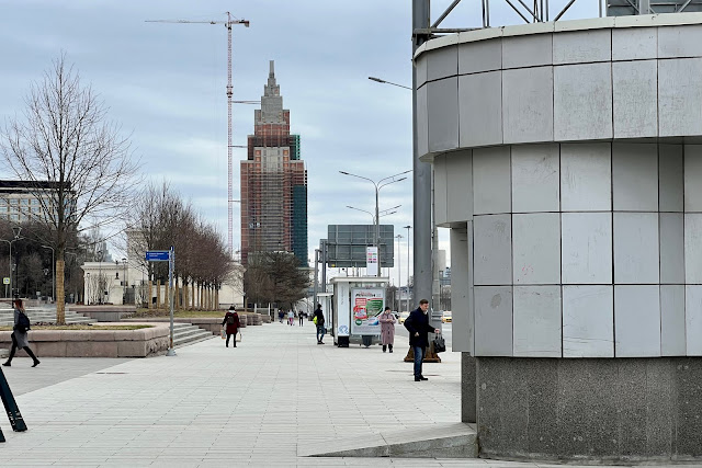 Ленинградский проспект, строящийся жилой комплекс Alcon Tower