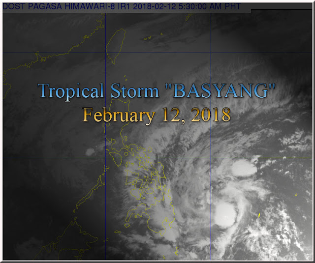 "BASYANG" HAS SLIGHTLY SLOWED DOWN AS IT CONTINUES TO TRACK IN A WEST NORTHWEST DIRECTION.