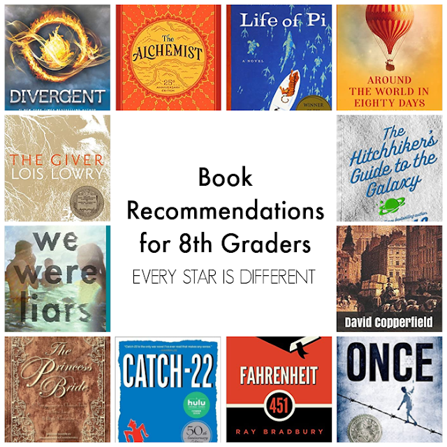 Book Recommendations for 8th Graders