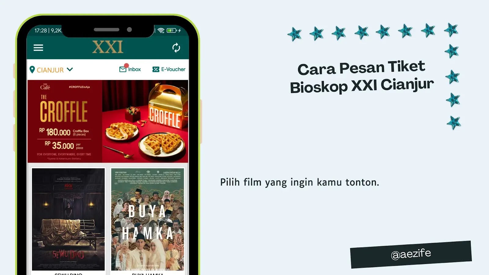 Cara Pesan Tiket Bioskop XXI Cianjur Terbaru 2023 -@idyourzee