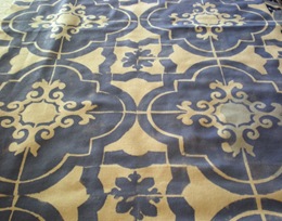 Stencil on textile_3