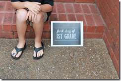 first day of 1st grade 014