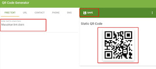 Absensi online dengan QR code