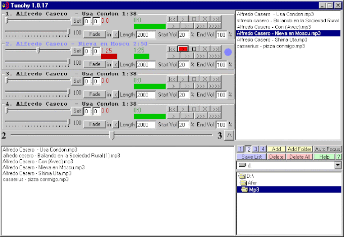 Tunchy mixer 1.0.17 - Δωρεάν πρόγραμμα για DJ's