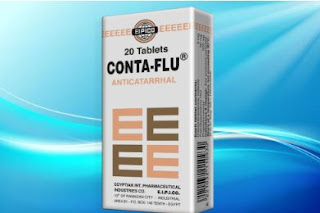 CONTA-FLU دواء كونتافلو,Pseudoephedrine hydrochloride,Chlorpheniramine maleate,Propyphenazone    دواء سودوإيفيدرين وكلورفينيرامين وبربيفينازون, دواء كونتافلو عبارة عن تركيبة فعالة تضمن التخفيف الفوري للأعراض بسبب نزلات البرد أو الحساسية أو غيرها من الحساسية التنفسية العلوية,إستخدامات دواء كونتافلو,جرعات دواء كونتافلو,التفاعلات الدوائية دواء كونتافلو,الاعراض الجانبية دواء كونتافلو,الحمل والرضاعة CONTA-FLU دواء كونتافلو,فارما كيوت ,دليل الأدوية المصري