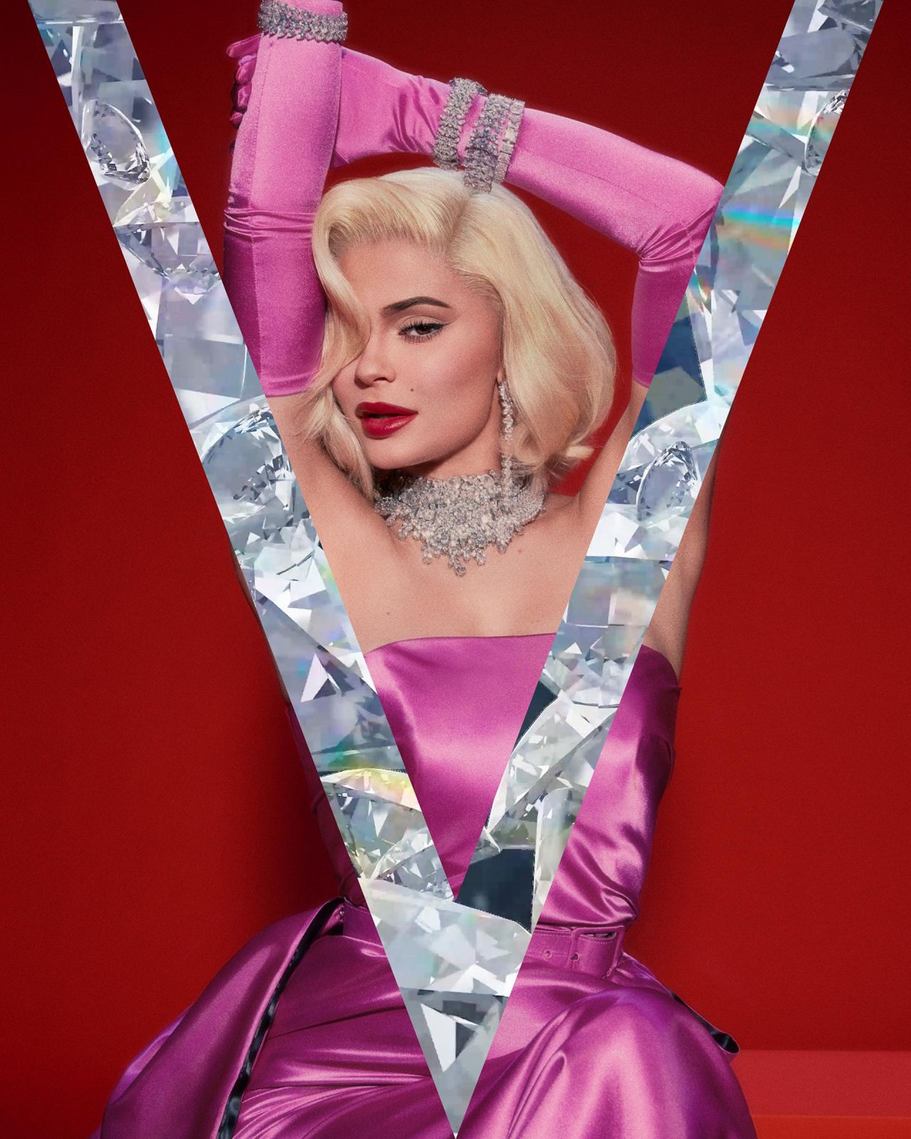 Kylie Jenner pose as Marilyn Monroe for V Magazine photoshoot